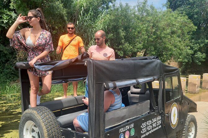 Albufeira Safari Tour with Waterfall<em>, Castle and Villages – Key things you’ll care about’ /></p>
<ul>
<li><strong>Open-top 4×4</strong> gives you clear sightlines for photos and hill views</li>
<li><strong>Paderne Castle and the Roman Bridge</strong> are a quick hit with admission-free time</li>
<li><strong>Alte village</strong> keeps the pace human, with a truly traditional feel</li>
<li><strong>Queda do Vigario waterfall</strong> includes about an hour, plus time for wild swimming</li>
<li><strong>Private tour, your group only</strong>, with a guide who can adjust the pace</li>
</ul>
<h2 id="why-this-albufeira-4x4-safari-works-for-a-short-trip">Why This Albufeira 4×4 Safari Works for a Short Trip</h2>
<p><img width="670" height="446" decoding="async" src=