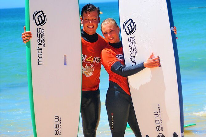 Albufeira SURF Lesson - What you get for $48.27: value that’s easy to understand