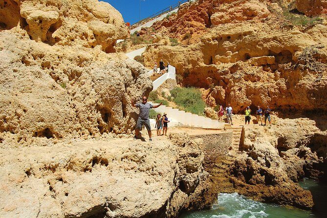 Lagos and Carvoeiro Premium - Shared small group > VTours Algarve - A Boneca: the tunnel “eyes” and why it’s such a quick stop