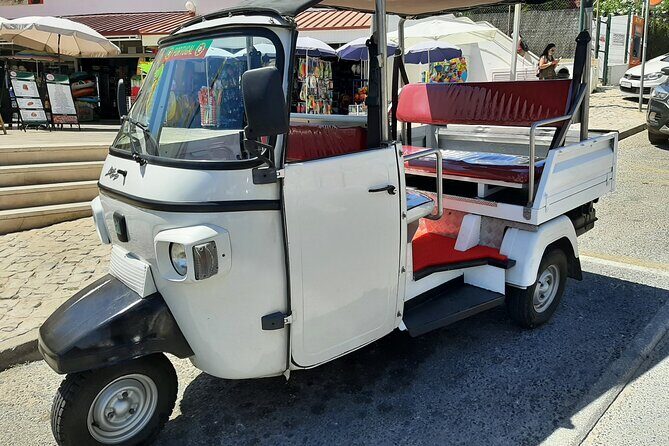 Sigtseeing in a Tuk Tuk ,Unique Experience - Praia da Falésia: The Classic Beach Break With a No-Fee Stop